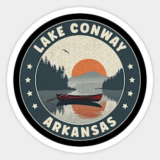 Lake Conway Arkansas Sunset Sticker